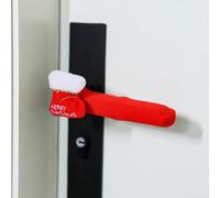 Guanto da appendere in stoffa festiva per maniglia della porta, 22 cm (D) | Materiale in tessuto morbido, struttura in tessuto, protezione antigraffio, decorazione per le vacanze di lunga