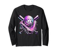 Guanto da Baseball Drip Viola Respect The Drip Giovani Ragazzi Ragazze Maglia a Manica