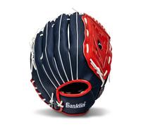Guanto da baseball e softball Franklin Sports - Field Master - Guanto da baseball e softball rosso bianco blu 14,0"""" (confezione da 1)