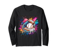 Guanto da Baseball Ice Cream Drip Colorful Trendy Ragazzi Drip Maglia a Manica