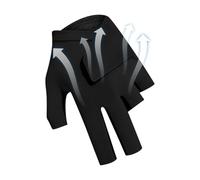 Guanto Da Biliardo - Tessuto A Rete Traspirante Con Tre Dita, Accessorio Per Il Controllo Della Stecca Di Precisione, Design Elasticizzato E Confortevole, Antisudore, Asciugatura Rapida, Atletico | Ab