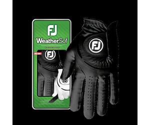 Guanto Da Golf FootJoy WeatherSof 2024 Per Uomo - Mano Sinistra, Nero
