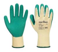 Guanto da lavoro lavorato a maglia, calibro 10 livello 2 anti abrasione Grip PORTWEST A100