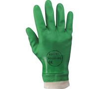 Guanto da Lavoro Spalmato in PVC Showa 660 Cotone/PVC Taglia 8-M 10 Pezzi