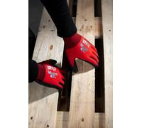 Guanto Da Lavoro WONDER GRIP FLEX WG-500 Nitrile Su Nylon Calibro 13 12 Pezzi