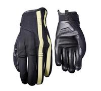 Guanto da moto retrò Five Gloves Flow City Urban - Nero / Beidge