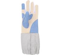 Guanto da scherma per mano sinistra, guanto professionale a sciabola con design antiscivolo, tessuto a maglia resistente per la pratica di scherma, guanto da allenamento a sciabola in lamina Epee con