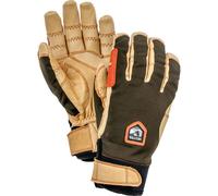 Guanto da sci Hestra Ergo Grip Active, uomo, verde scuro 9 Dark forest/Natural brown