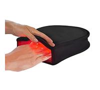 Guanto da terapia a LED per alleviare il dolore della mano - Dispositivo a luce rossa con una sola mano con cuscinetto double face per dita, polso e dolori muscolari - ideale per l'uso