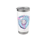 Guanto del gelato del gocciolamento di baseball con le spruzzate e la gioventù della palla Bicchiere termico in acciaio inox doppia parete