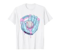 Guanto del Gelato del gocciolamento di Baseball con Le spruzzate e la Gioventù della Palla Maglietta