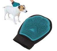 Guanto Deshedding massaggiante per animali domestici per toelettatura delicata