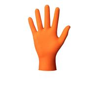 Guanto Nitrile Arancione XL Non Polvere Confezione Di 50 Guanti - Mercator