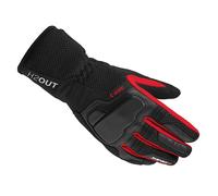Spidi Grip 3 H2Out Guanti moto donna, nero-rosso, taglia L per donne