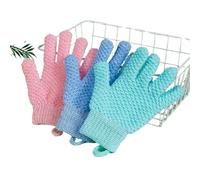 Guanto Esfoliante Guanti da bagno 1 pz. Cinque dita creative for la casa, spugna for massaggio del corpo, guanti pigri, elastico, fango scrub