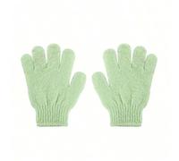 Guanto Esfoliante Guanti da doccia 2 pezzi/6 pezzi/12 pezzi reversibili esfolianti, guanti for scrub corpo, strumenti for la pulizia, asciugamano bagno, for schiena(2pcs green)
