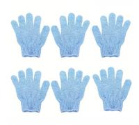 Guanto Esfoliante Guanti da doccia 2 pezzi/6 pezzi/12 pezzi reversibili esfolianti, guanti for scrub corpo, strumenti for la pulizia, asciugamano bagno, for schiena(6pcs blue)