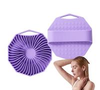 Guanto Esfoliante in Silicone | Guanto Esfoliante Per Doccia Con Silicone,Spugna Massaggiante 2 Pezzi Per Pulizia Del Corpo E Rimozione Cellule Morte