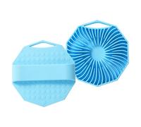 Guanto Esfoliante in Silicone | Scrub Esfoliante Per La Pelle Con Spazzola Massaggiante,Spugna Massaggiante 2 Pezzi Per Pulizia Del Corpo E Rimozione Cellule Morte
