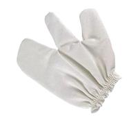 Guanto esfoliante per il corpo amichevole costruzione amichevole design a due dita sicuro per viaggi e casa esfoliazione delicata guanto da bagno pelle sensibile