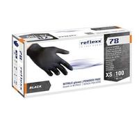 Guanto in Nitrile 4,0 g Senza Polvere Nero Tg.m in Conf. da 100 Pz 2 Pezzi