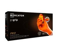 Guanto In Nitrile Arancione L Non Talcato Scatola Da 50 Guanti Mercator