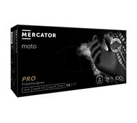 Guanto In Nitrile Nero Moto Taglia XL Scatola Da 100 MERCATOR