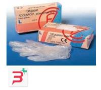 GUANTO IN VINILE CONFORT MISURA LARGE ANTIADERENTE BIOCOMPATIBILE UTILIZZABILE ANCHE A CONTATTO CON SOSTANZE ALIMENTARI 100 PEZZI