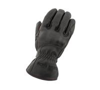 GUANTO INVERNALE MOTO GUZZI 3/4 - IN PELLE NERA CON CINGHIETTA INTERNA - TG. S