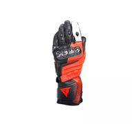 Guanto Lungo CARBON 4 LONG LEATHER Nero Rosso Fluo - DAINESE - UE: S