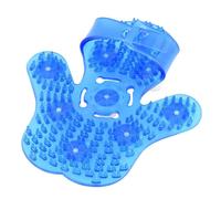 Guanto massaggiante con sfera rotante in metallo per collo, gambe e corpo, per