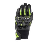 Dainese Mig 3 Unisex Guanti da moto, nero-grigio-giallo, taglia 2XS