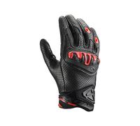 Guanti da moto in pelle IXON Mirage nero-rosso XL