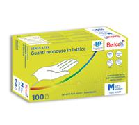 Guanto Monouso Sensilatex In Lattice Talcato Aql 1,0 Taglia L 100 Pezzi