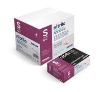Guanto NITRILO nero S 100 pz SANTEX