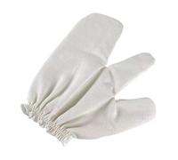 Guanto peeling delicato naturale a due dita Design bagno pecrubbing pulizia precisa rapida asciugatura viaggio ergonomia essenziale due dita