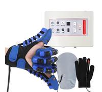Guanto Per Allenamento Riabilitativo, Guanti Per Robot Per Riabilitazione Manuale Con Esoscheletro, Per Il Recupero Della Funzione Della Mano(Left,Small)