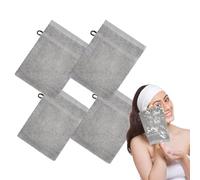 Guanto per il corpo - esfoliante in cotone, set di salviette da bagno 4 pezzi, scrubber la pelle morbida, guanto delicato viso, accessorio viaggio ad asciugatura rapida | Multi