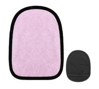 Guanto per la pulizia della sabbia da spiaggia, 15 x 21 cm, blu e rosa, strumento per la rimozione della sabbia della pelle, per adulti e bambini, in spiaggia, vacanze, campeggio, attività all'aperto