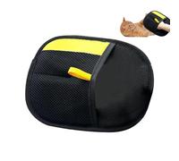 Guanto per la rimozione dei peli di animali domestici - Guanto flessibile in silicone - Guanto per la cura di animali domestici a due lati - per il controllo dei capelli | morbida superficie relax con