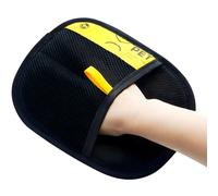 Guanto per la rimozione dei peli - nero