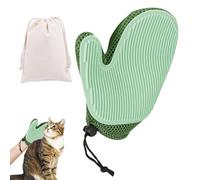 Guanto per la toelettatura del cane, guanti per la rimozione dei del gatto, strumento di massaggio smorzante, accessori per animali domestici per coniglietto, cucciolo, gattino, criceto, gatto
