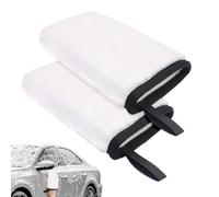 Guanto per lavaggio auto, 2 pezzi, double face, senza graffi, smacchiatore | Guanti di pulizia dettagliati per auto, per tappezzeria, pelle, cruscotto, camion, SUV, furgoni