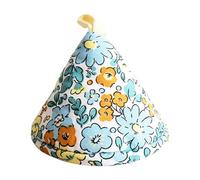 Guanto per manico del coperchio della pentola calda - Tessuto di cotone 12x12x9 cm, per pomello triangolare della pentola, copertura per la maniglia del fornello, protezione resistente al calor