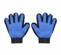 Guanto Per Pulizia Pelo Animali Spazzola, Pulizia E Comfort Piacevole(Blue,2 pair)