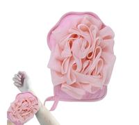 Guanto per scrub, guanti per scrub corpo - Guanto esfoliante per scrubber corpo 2 in 1 | Spugna di luffa, guanto da doccia elastico, spugna da bagno, guanto esfoliante per lenire e purificare la pelle