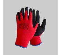 Guanto poliestere/nitrile sabbiato ideal star tg. 8 conf. da 12 pa