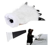Guanto raschietto per ghiaccio, raschietto per ghiaccio con | pala da neve per parabrezza - raschietto per auto senza graffi con artigli d'orso, raschietto per parabrezza multifunzionale per l'inverno