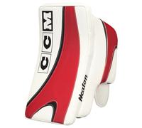 Guanto respinta da hockey CCM Eflex 7.9 HEATON White/Black/Red Senior mano destra (regular)