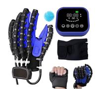 Guanto Robot Riabilitativo, Trainer Per La Riabilitazione Delle Dita Per Pazienti Con Emiplegia Da Ictus, Allenamento Con Dito Singolo/Multiplo + Allenamento Con Specchio,LeftXL
